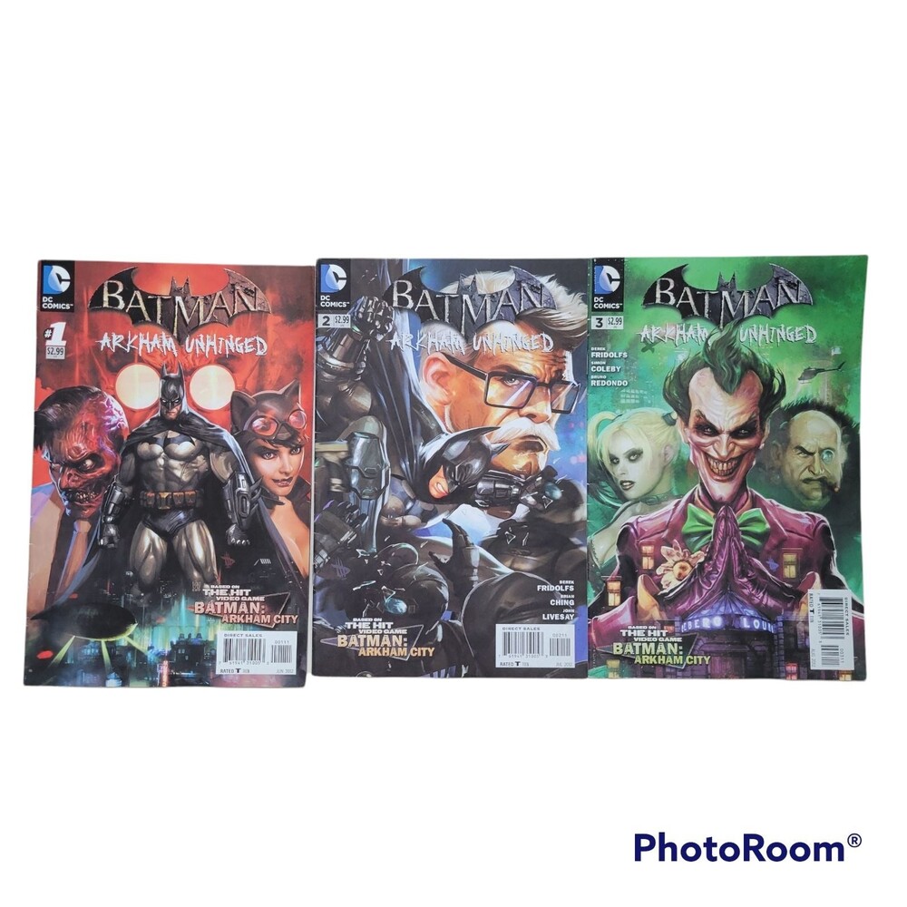 Batman Arkham Unhinged - #1 #2 #3 - 2012